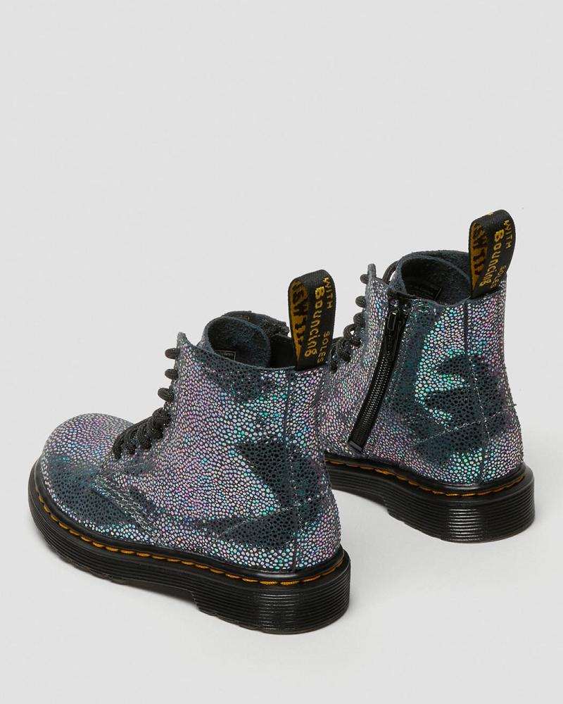 Dr Martens Toddler 1460 Pascal Iridescent Veterlaarzen Kinderen Metal | NL 126JPQ